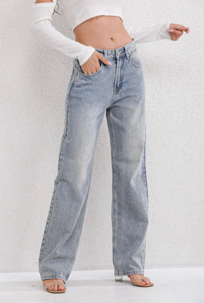 RIPPED | STRAIGHT LEG JEANS