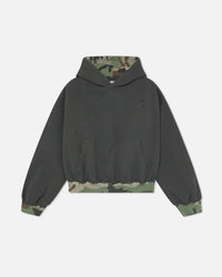 Charcoal Grey / Woodland Camo